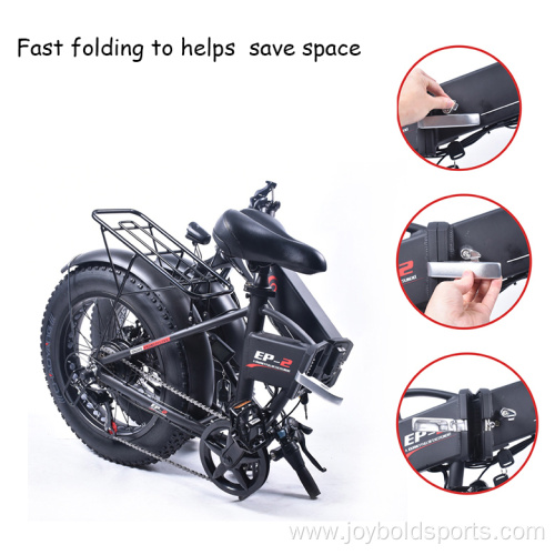 Folding Aluminum Alloy Fat Tire Electric Bike